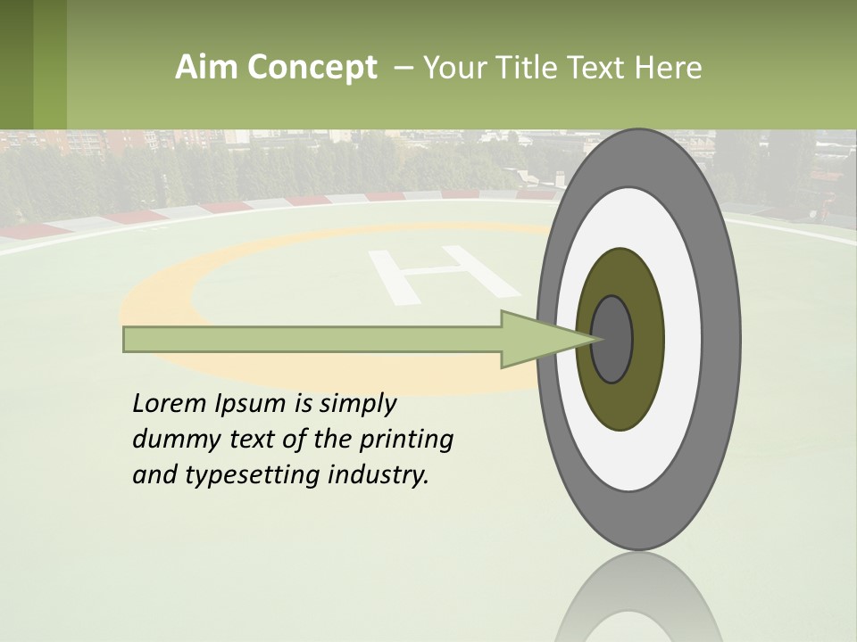 Flag Decorative Spiral PowerPoint Template