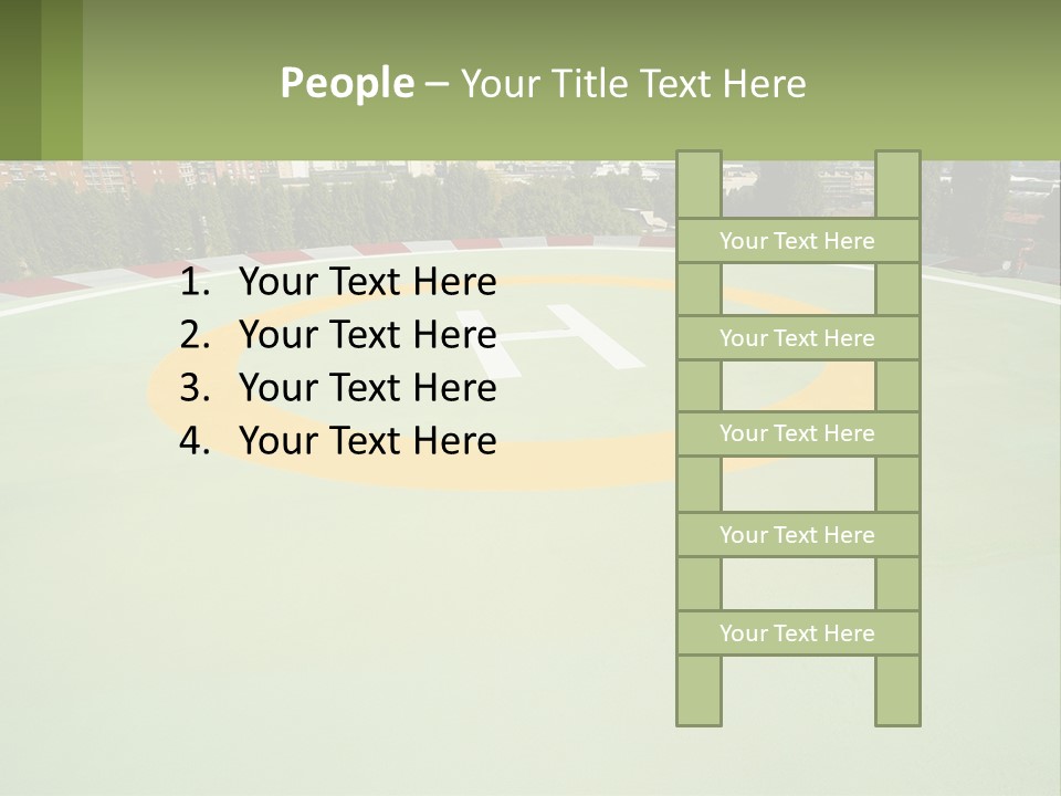 Flag Decorative Spiral PowerPoint Template