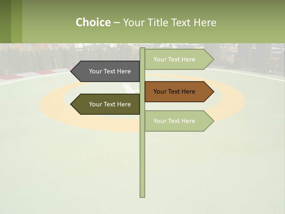 Flag Decorative Spiral PowerPoint Template