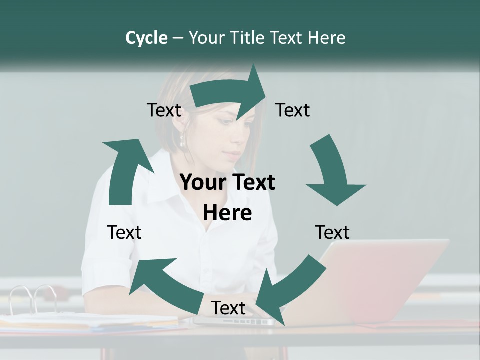 Hat Cupcake Cartoon PowerPoint Template