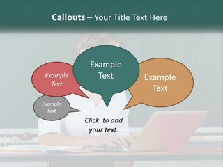 Hat Cupcake Cartoon PowerPoint Template