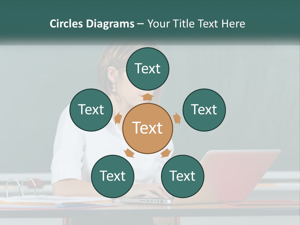 Hat Cupcake Cartoon PowerPoint Template