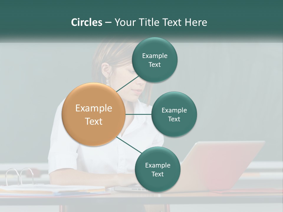 Hat Cupcake Cartoon PowerPoint Template