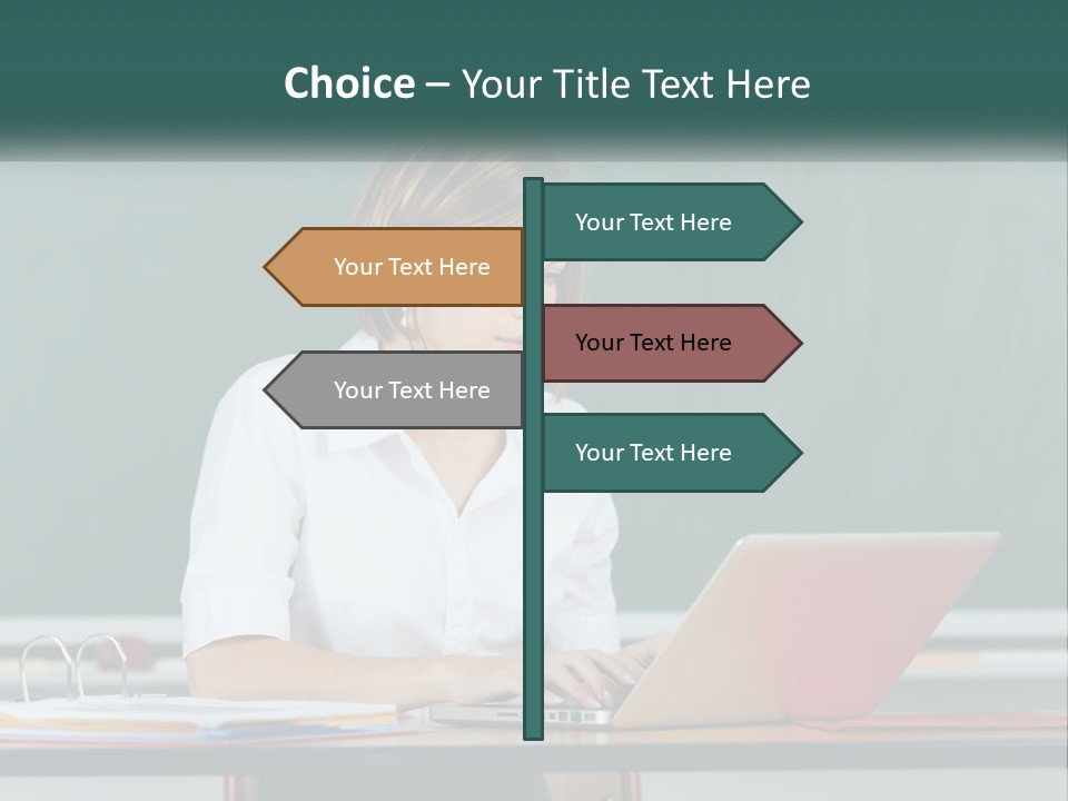 Hat Cupcake Cartoon PowerPoint Template