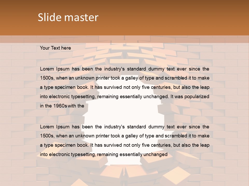 Candle Star Postage PowerPoint Template