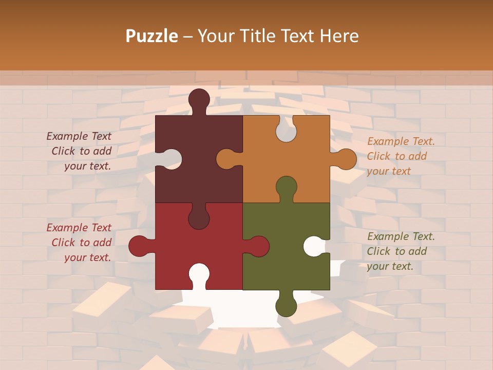 Candle Star Postage PowerPoint Template