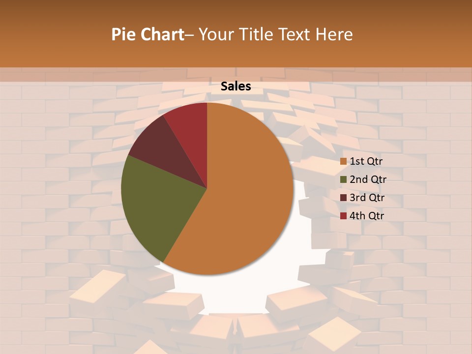 Candle Star Postage PowerPoint Template
