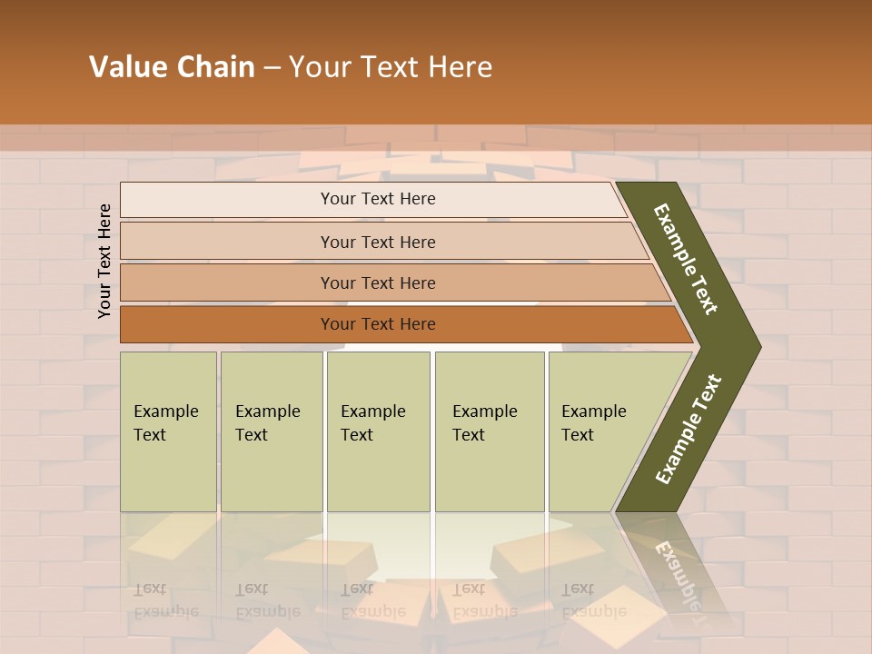 Candle Star Postage PowerPoint Template
