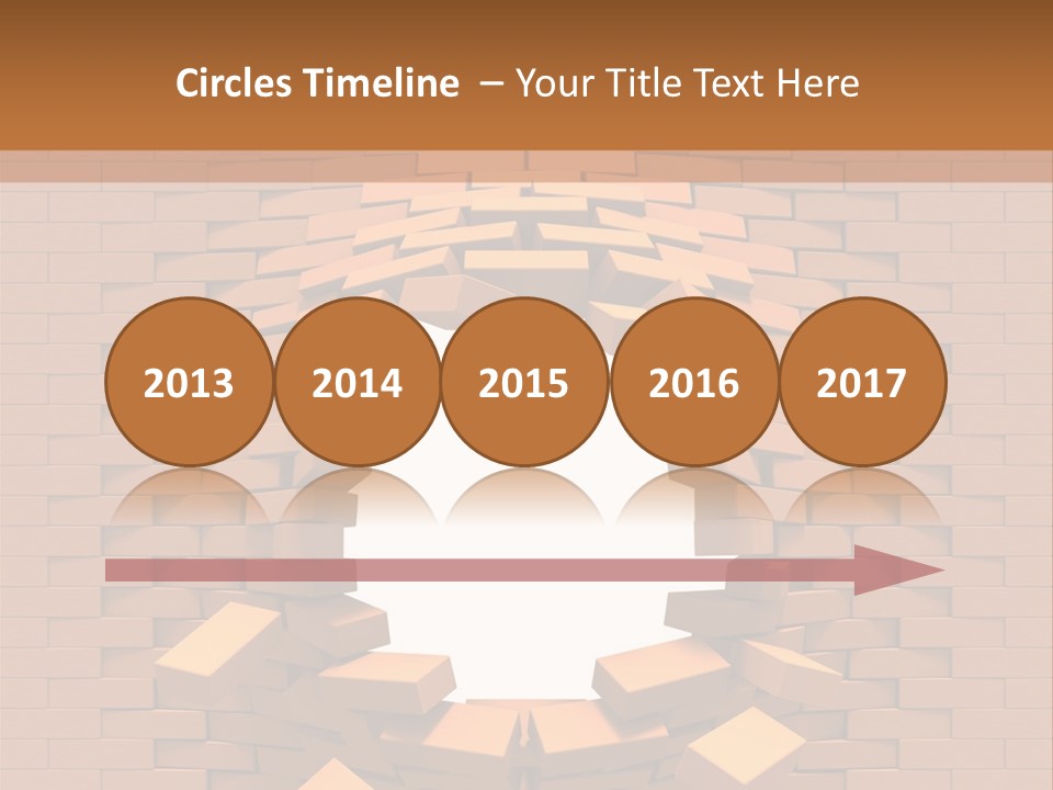 Candle Star Postage PowerPoint Template