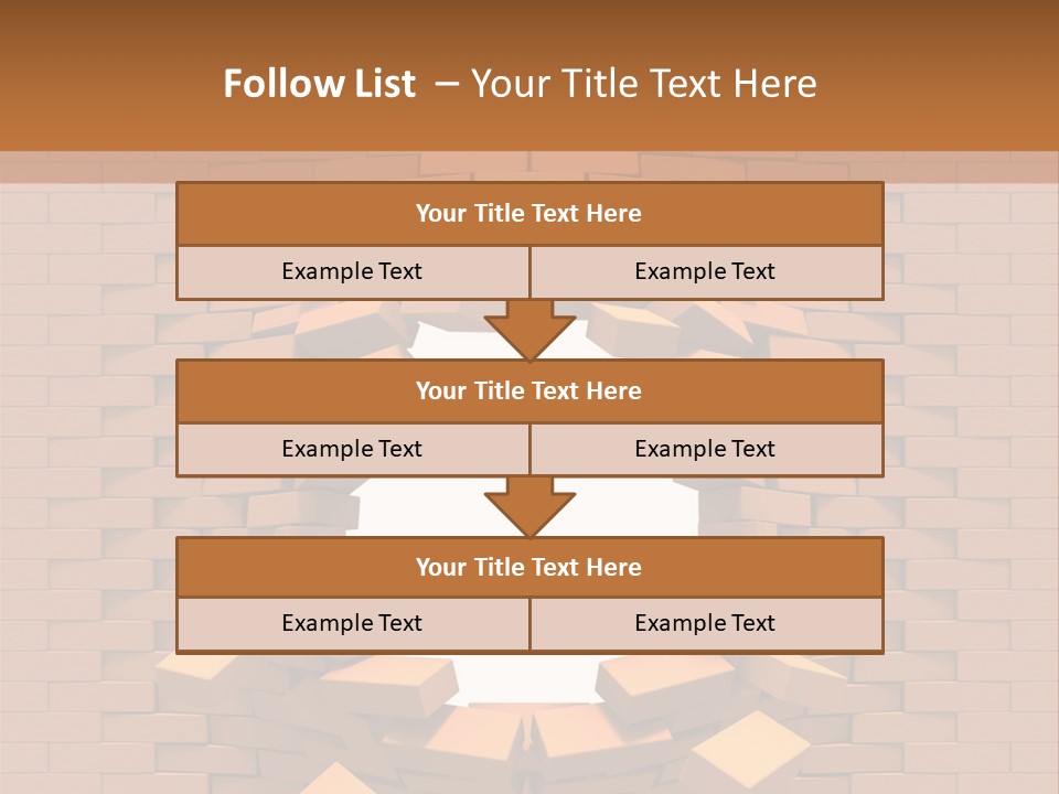 Candle Star Postage PowerPoint Template