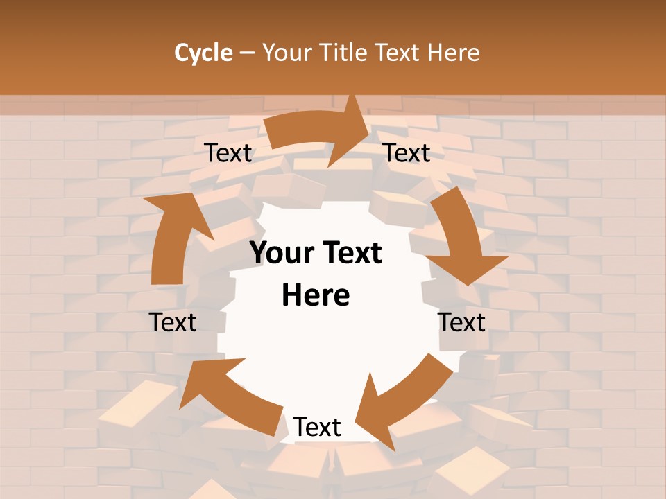 Candle Star Postage PowerPoint Template