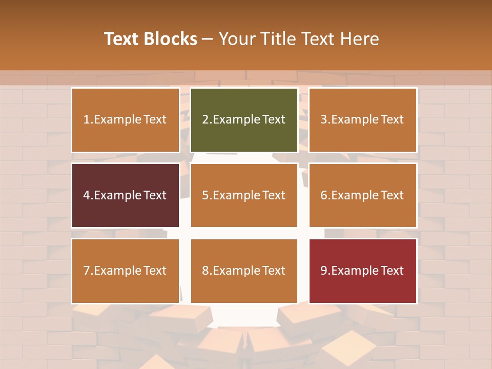 Candle Star Postage PowerPoint Template