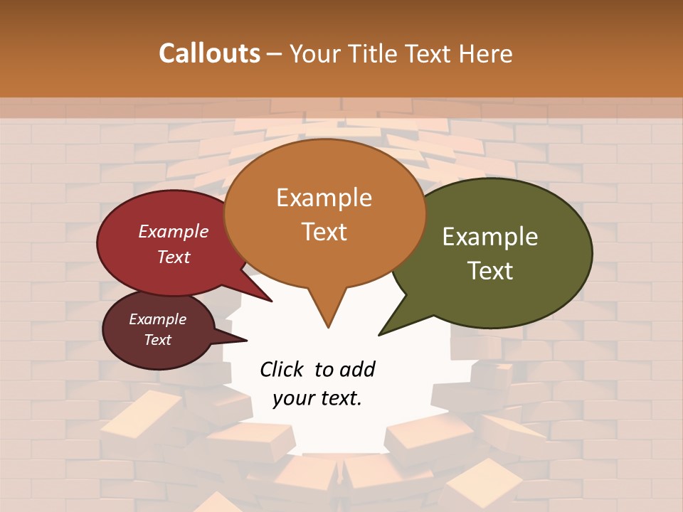 Candle Star Postage PowerPoint Template