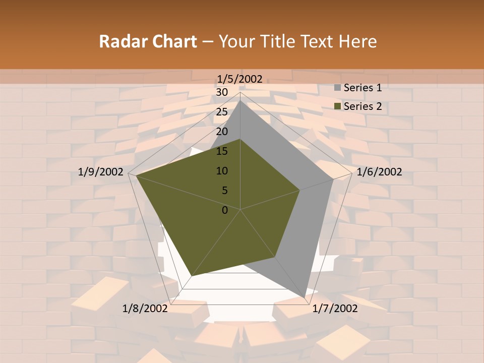 Candle Star Postage PowerPoint Template