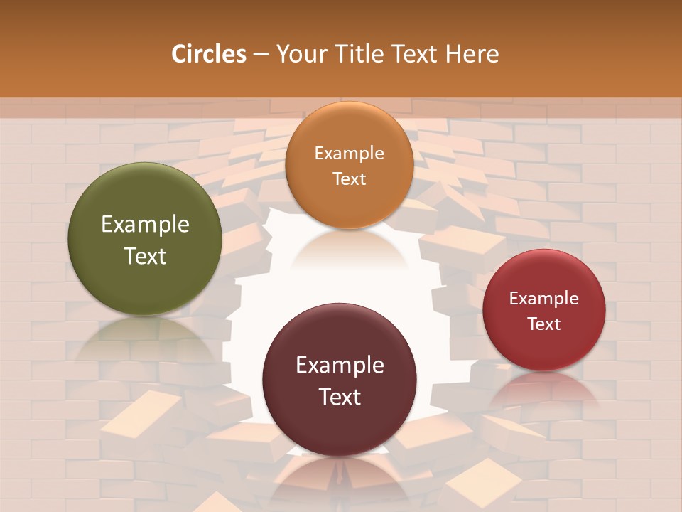 Candle Star Postage PowerPoint Template