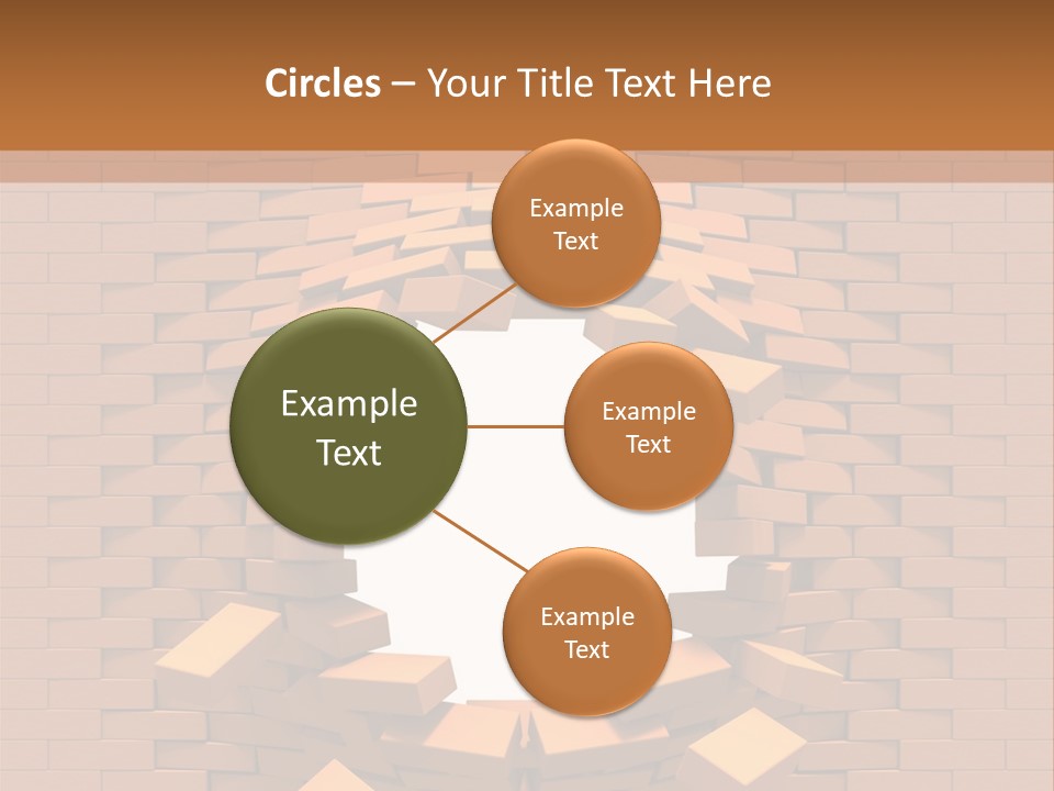 Candle Star Postage PowerPoint Template