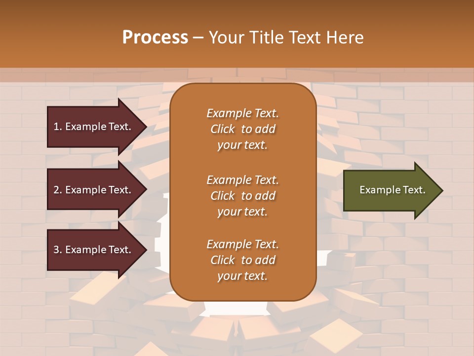 Candle Star Postage PowerPoint Template