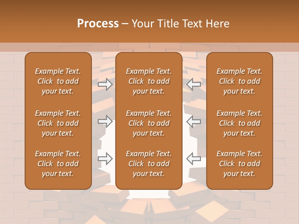 Candle Star Postage PowerPoint Template