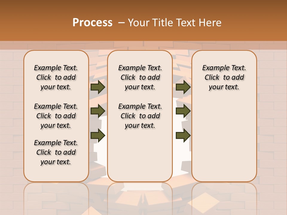 Candle Star Postage PowerPoint Template