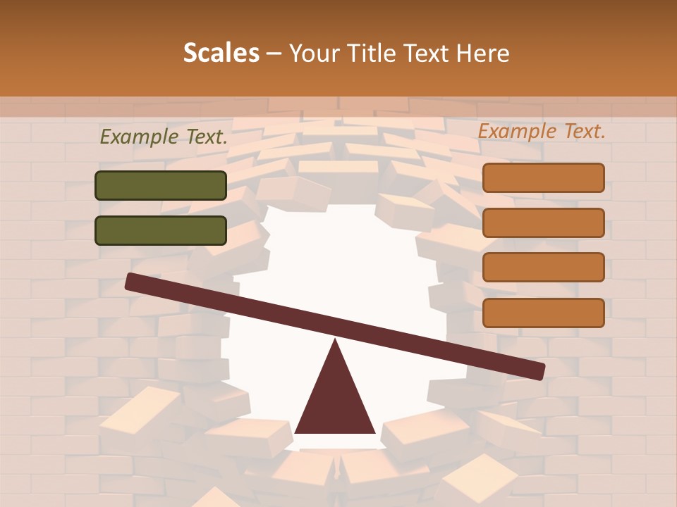 Candle Star Postage PowerPoint Template