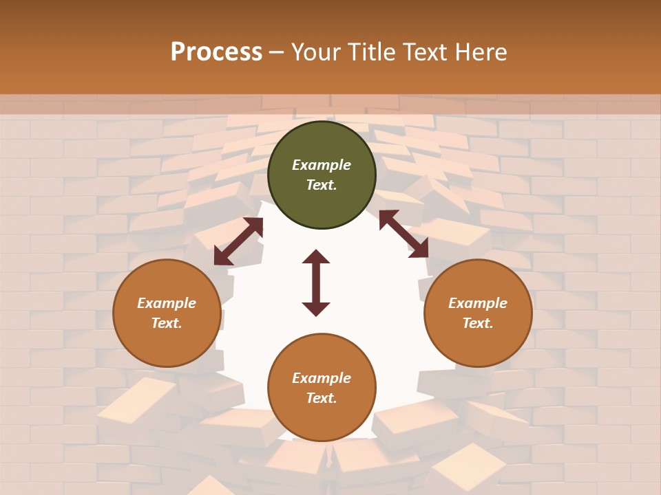 Candle Star Postage PowerPoint Template