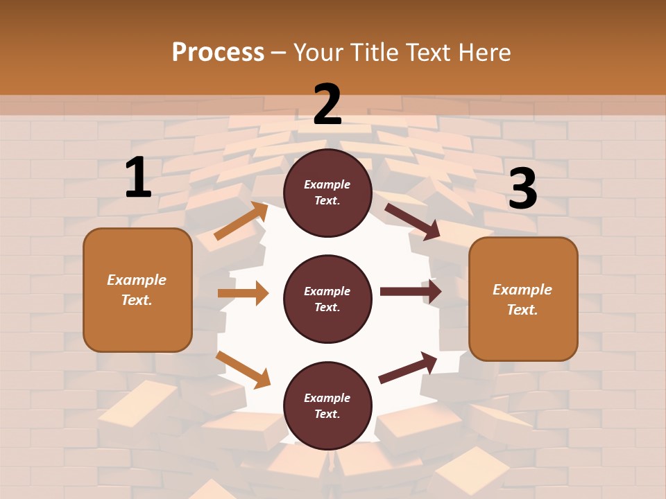 Candle Star Postage PowerPoint Template