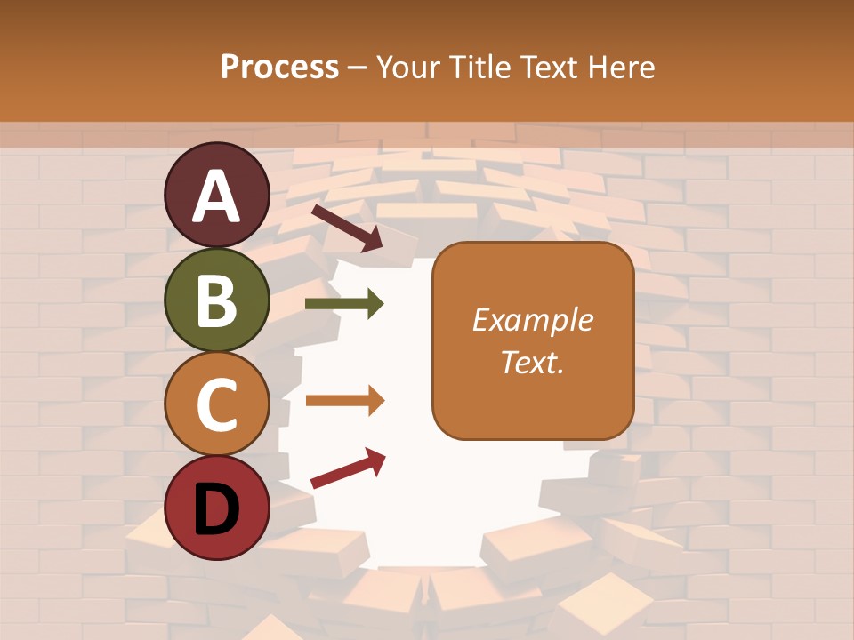 Candle Star Postage PowerPoint Template