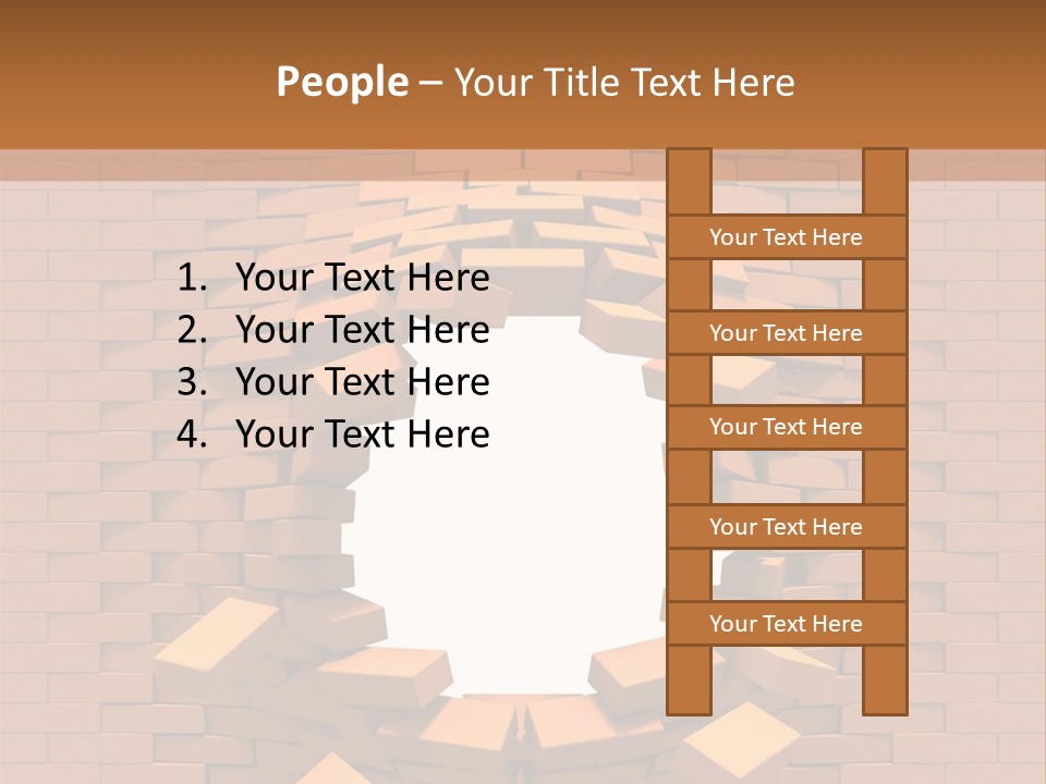 Candle Star Postage PowerPoint Template