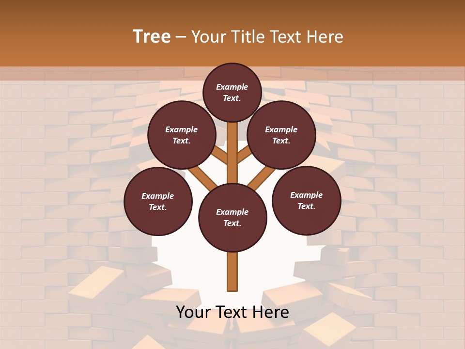 Candle Star Postage PowerPoint Template