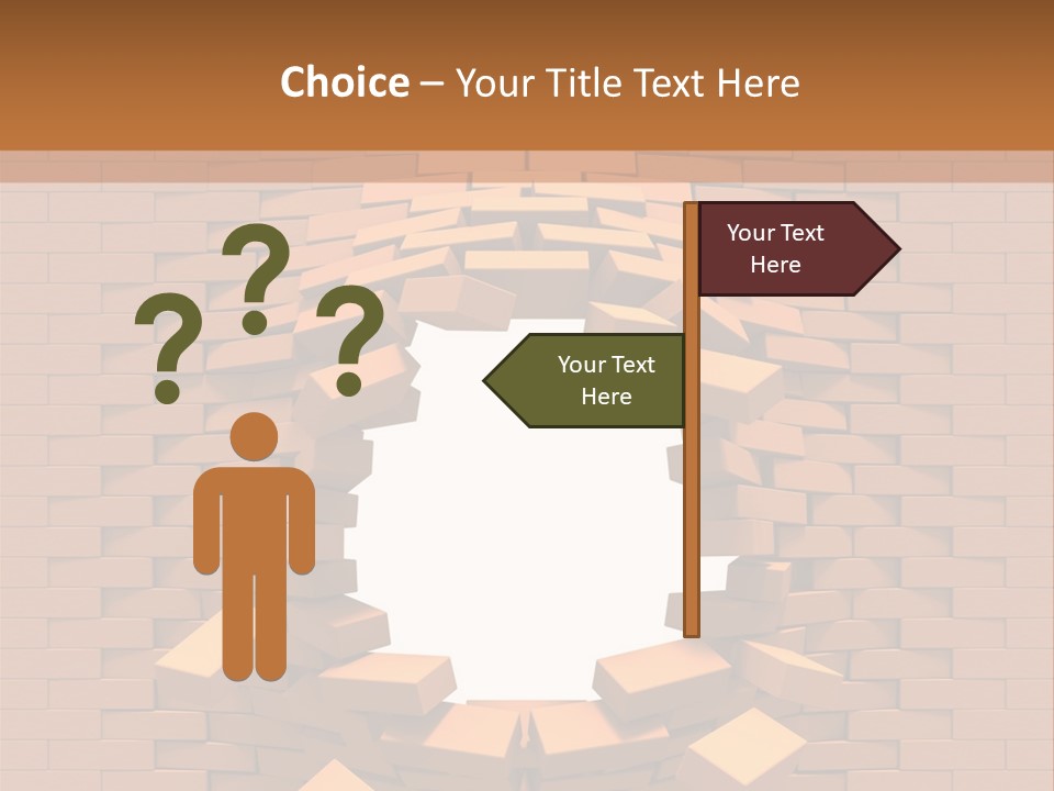 Candle Star Postage PowerPoint Template