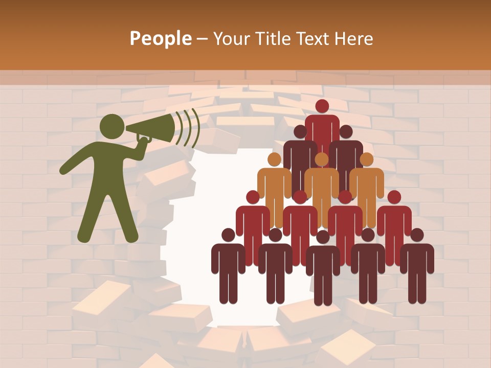 Candle Star Postage PowerPoint Template