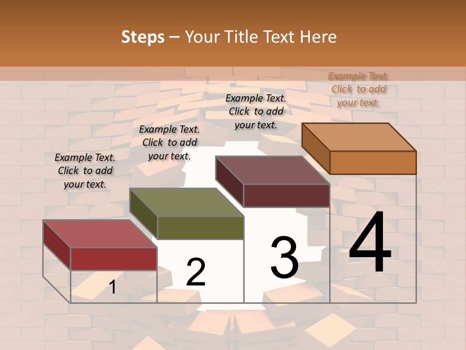 Candle Star Postage PowerPoint Template