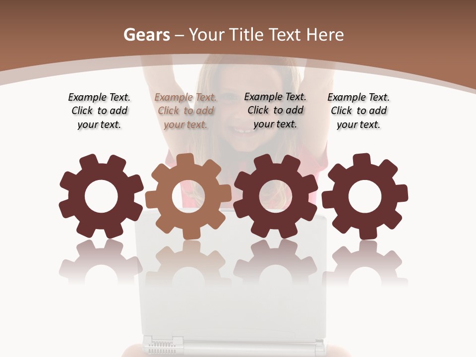 Invitation Balloon Cartoon PowerPoint Template