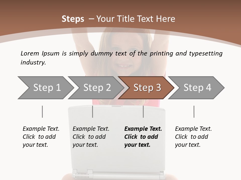 Invitation Balloon Cartoon PowerPoint Template