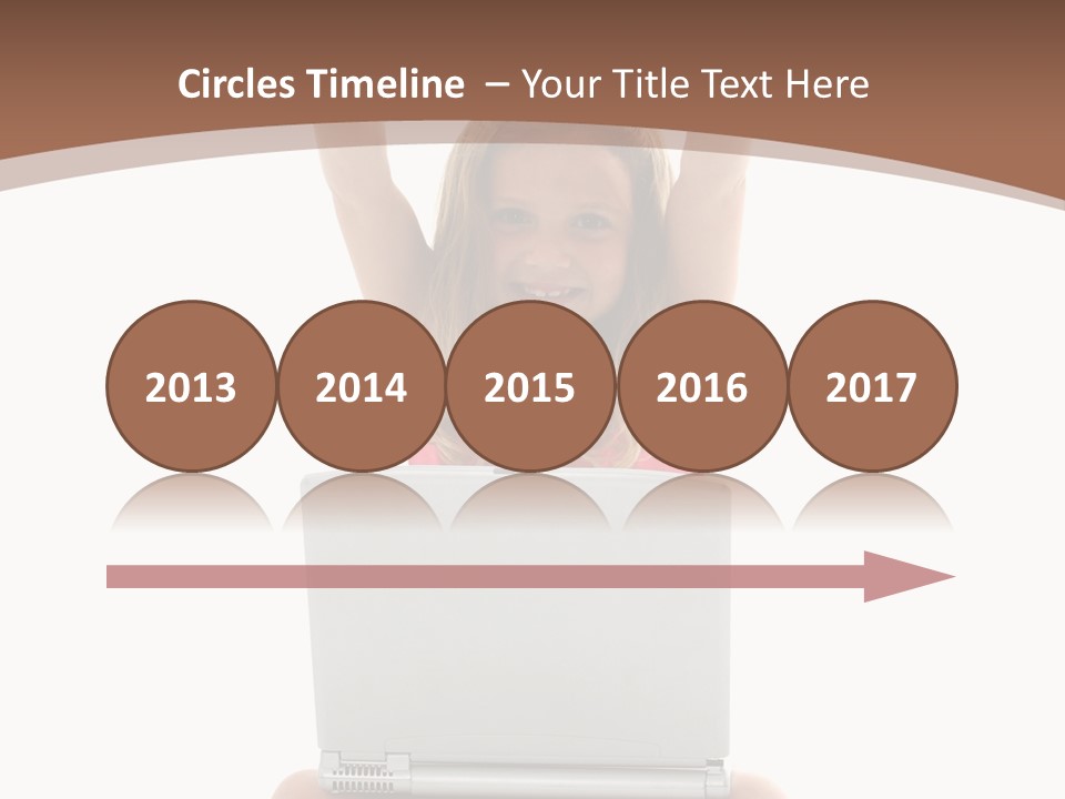 Invitation Balloon Cartoon PowerPoint Template