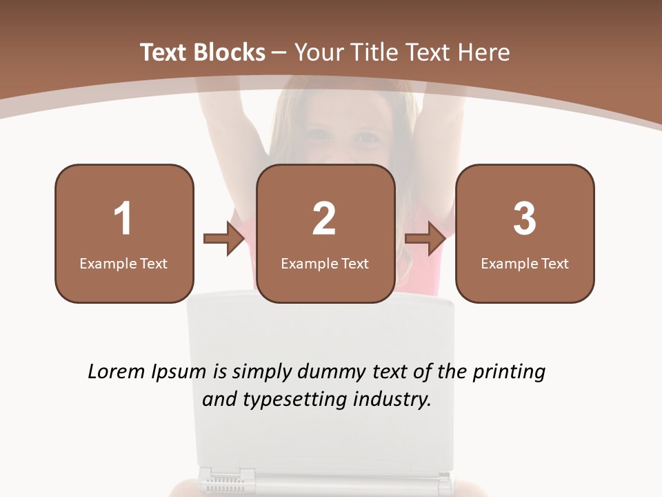 Invitation Balloon Cartoon PowerPoint Template