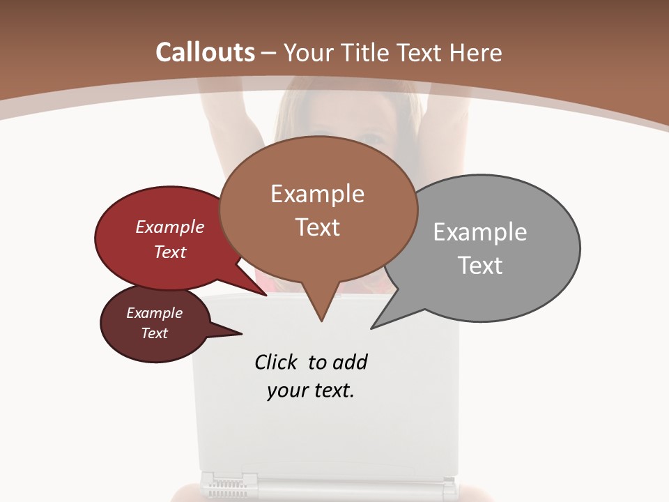 Invitation Balloon Cartoon PowerPoint Template