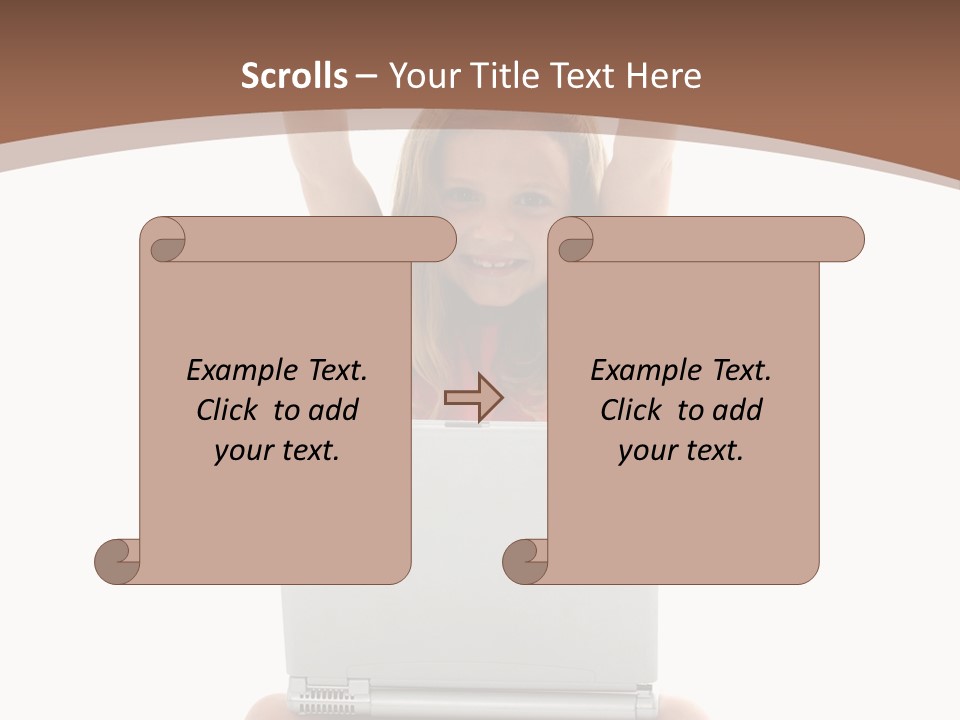 Invitation Balloon Cartoon PowerPoint Template