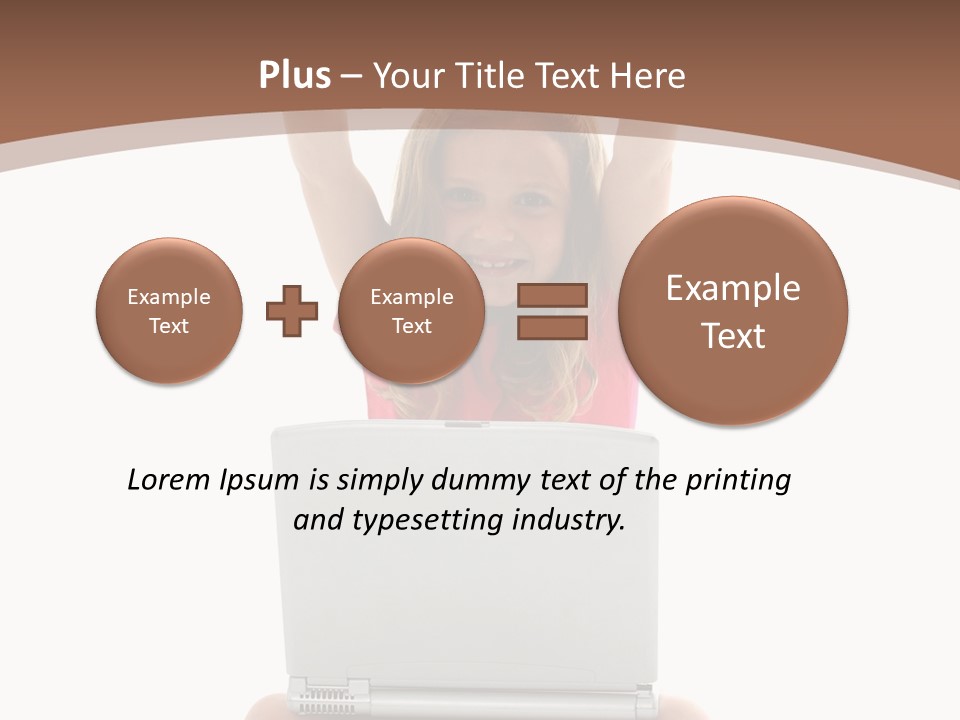 Invitation Balloon Cartoon PowerPoint Template