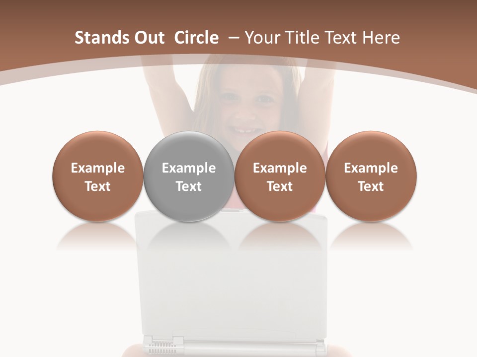 Invitation Balloon Cartoon PowerPoint Template