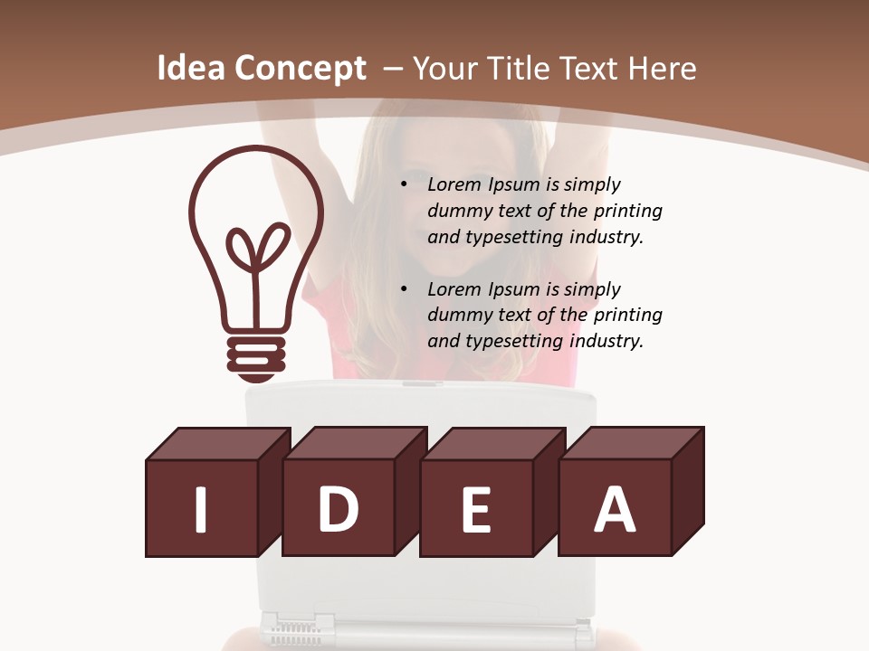 Invitation Balloon Cartoon PowerPoint Template