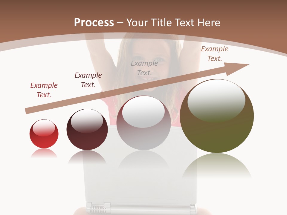 Invitation Balloon Cartoon PowerPoint Template