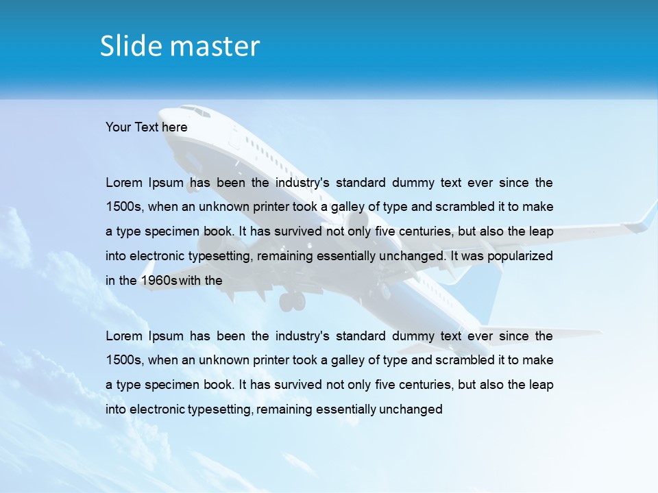 Icon Banner Celebration PowerPoint Template