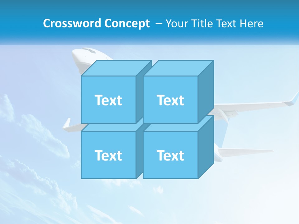 Icon Banner Celebration PowerPoint Template