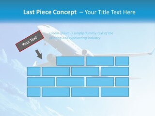 Icon Banner Celebration PowerPoint Template