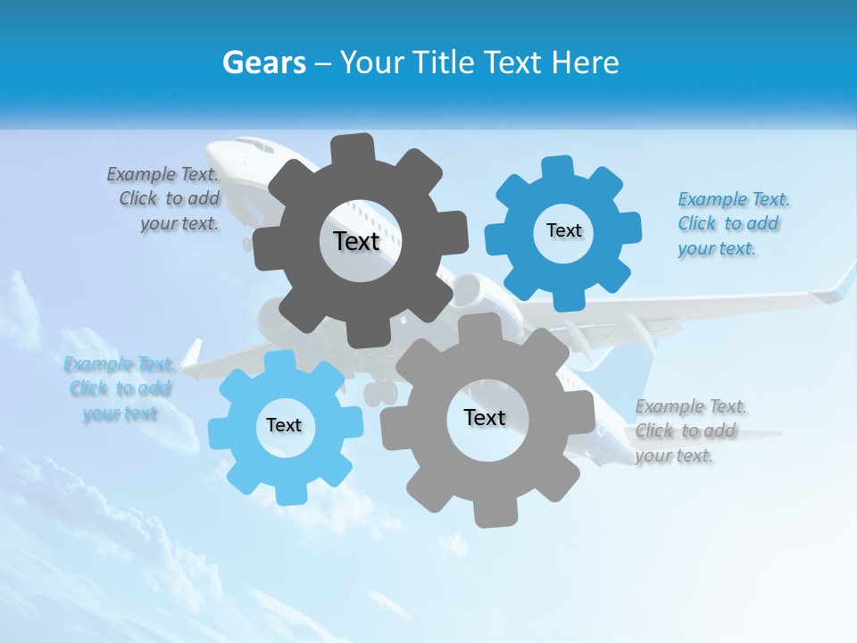 Icon Banner Celebration PowerPoint Template