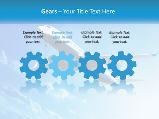 Icon Banner Celebration PowerPoint Template