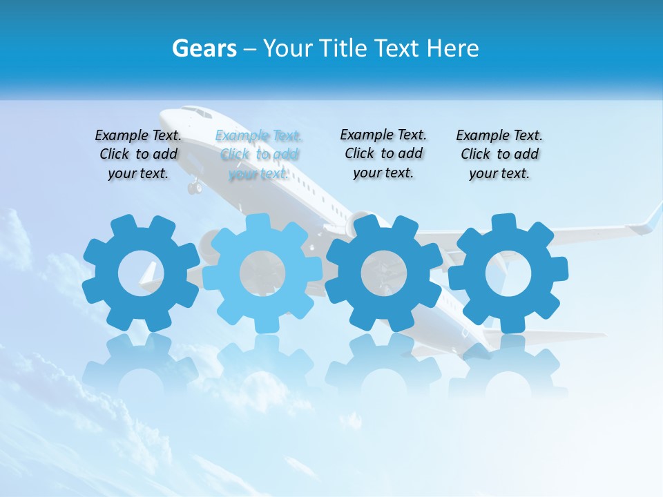 Icon Banner Celebration PowerPoint Template