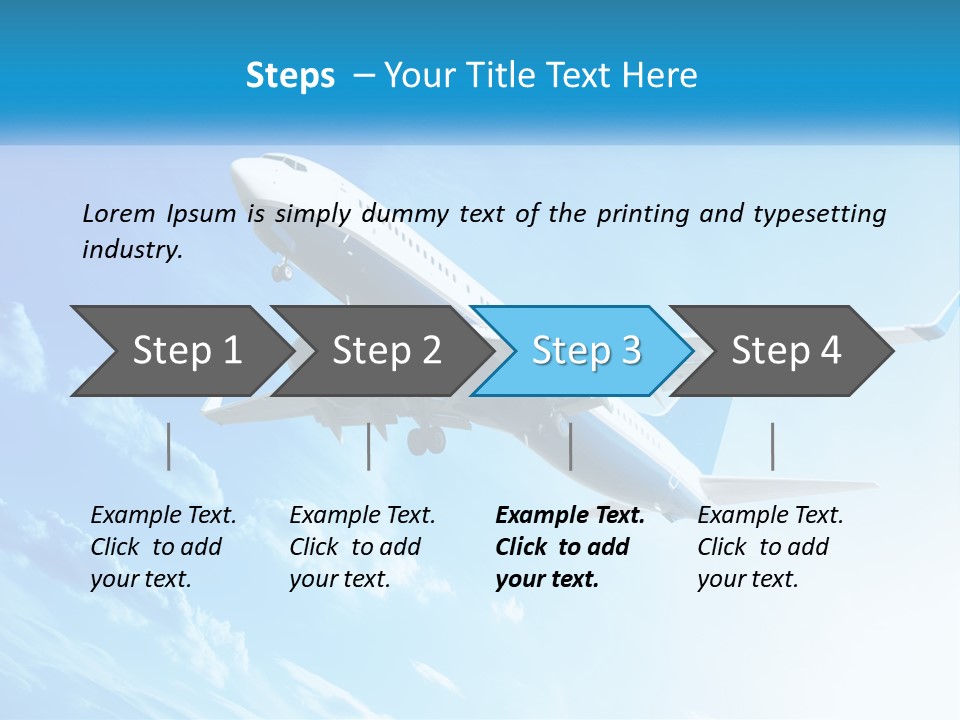 Icon Banner Celebration PowerPoint Template