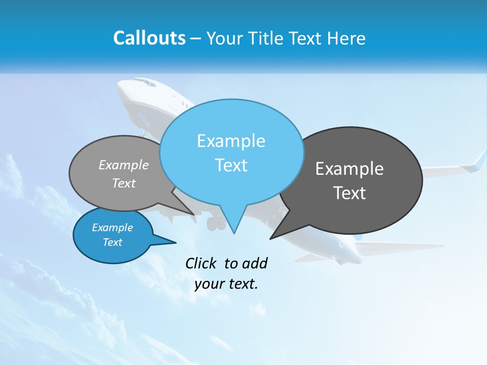 Icon Banner Celebration PowerPoint Template